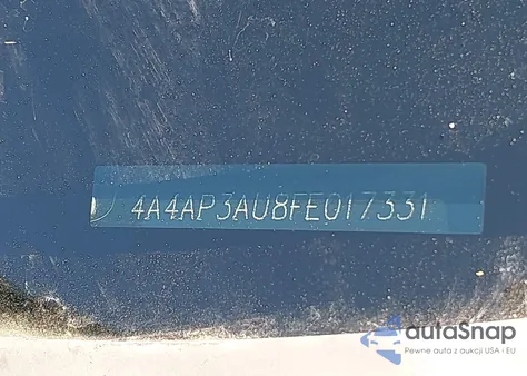 2015 Mitsubishi Outlander Sport Es from USA, damaged, VIN 4A4AP3AU8FE017331